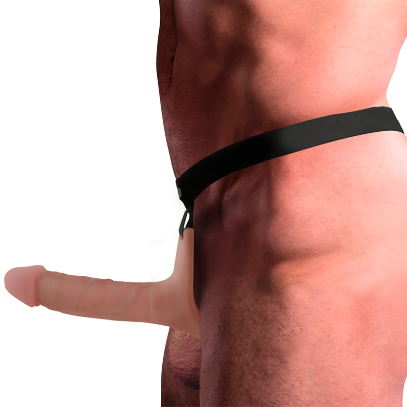 Intense Hollow Harness With Silicone Dildo 16 X 3.5 Cm | Niks.fi verkkokauppa