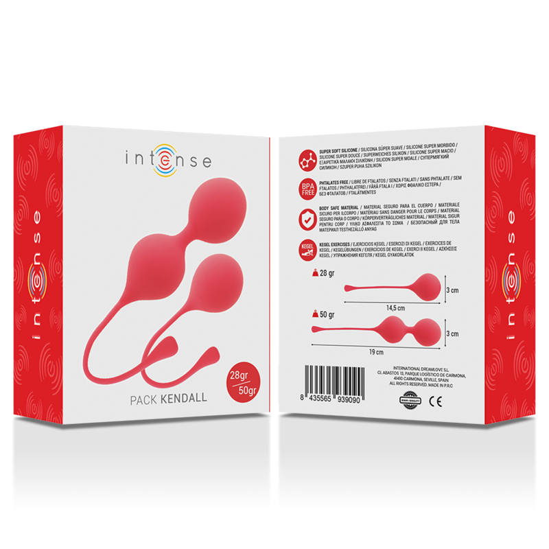Intense Kegel Balls Pack Kendall Red | Niks.fi verkkokauppa