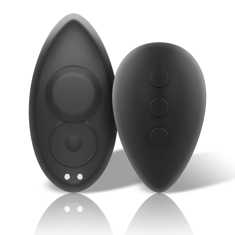 Black&Silver Preston Rechargeable Silicone Vibrator Pantie Black | Niks.fi verkkokauppa