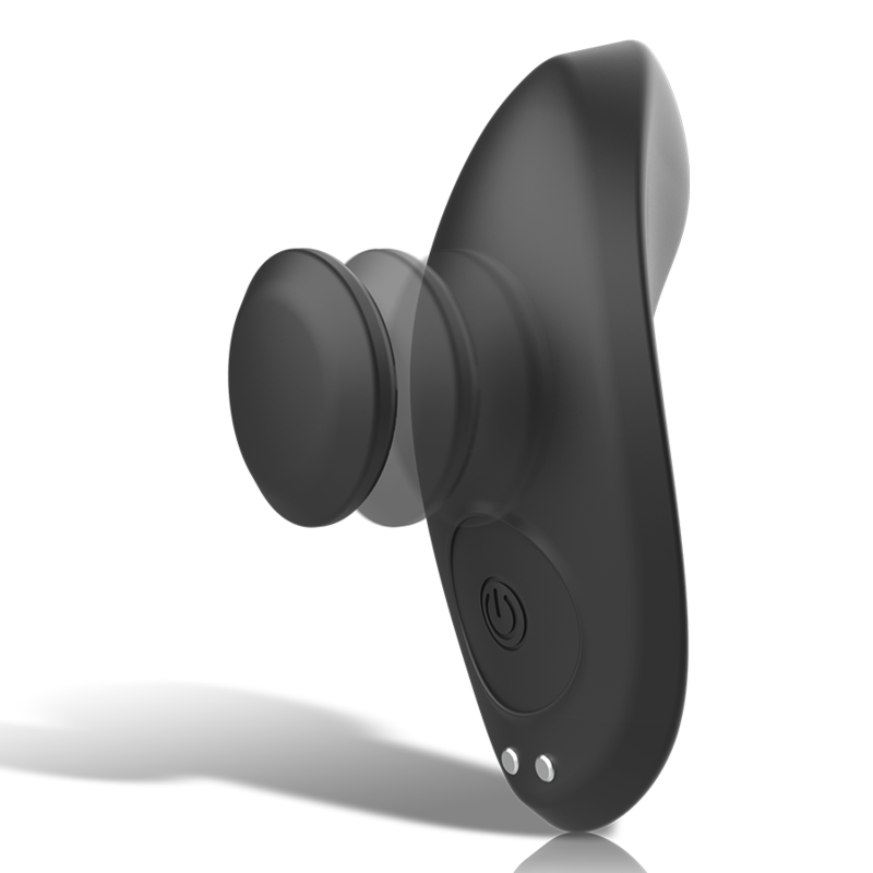Black&Silver Preston Rechargeable Silicone Vibrator Pantie Black | Niks.fi verkkokauppa