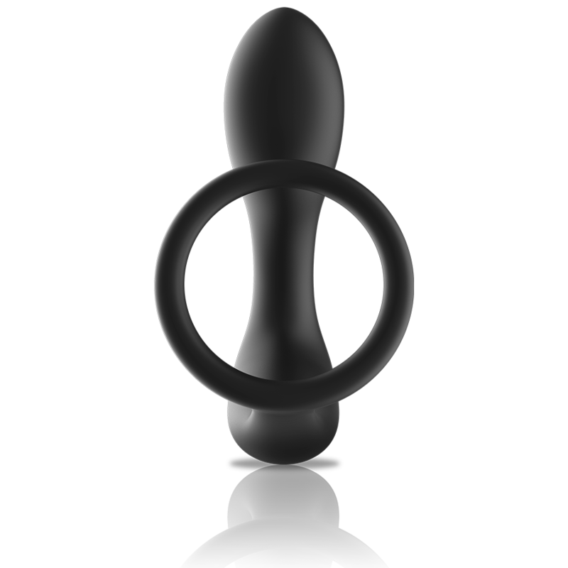 Black&Silver Remote Control Anal Massager Rechargeable Silicone Black | Niks.fi verkkokauppa