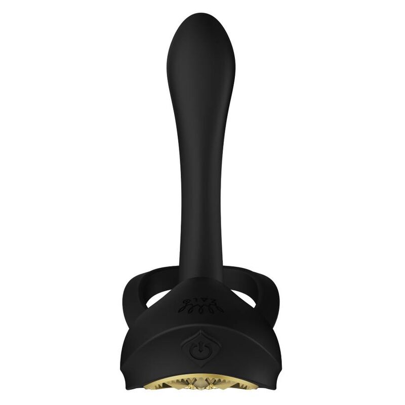 Zalo Bayek Vibrating Couples Ring Black | Niks.fi verkkokauppa