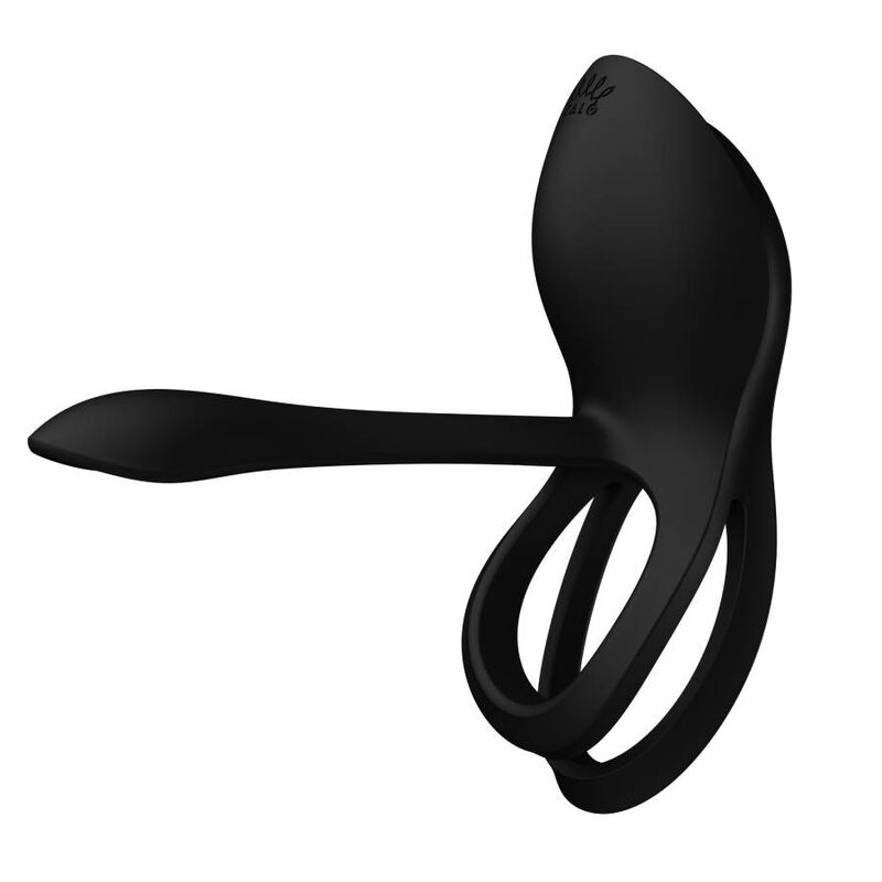 Zalo Bayek Vibrating Couples Ring Black | Niks.fi verkkokauppa