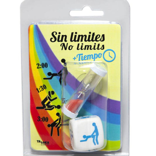 Taloka Dice W/ Positions + Hourglass Without Limits | Niks.fi verkkokauppa