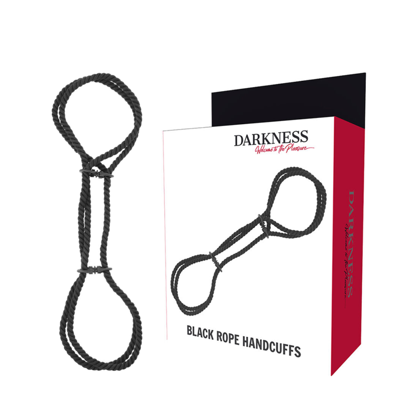Darkness 100% Cotton Rope Handcuffs Or Ankle Handcuffs | Niks.fi verkkokauppa