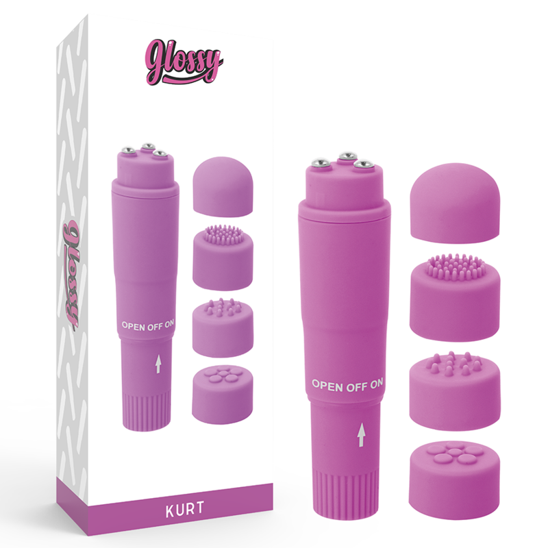 Glossy Kurt Pocket Massager Purple | Niks.fi verkkokauppa