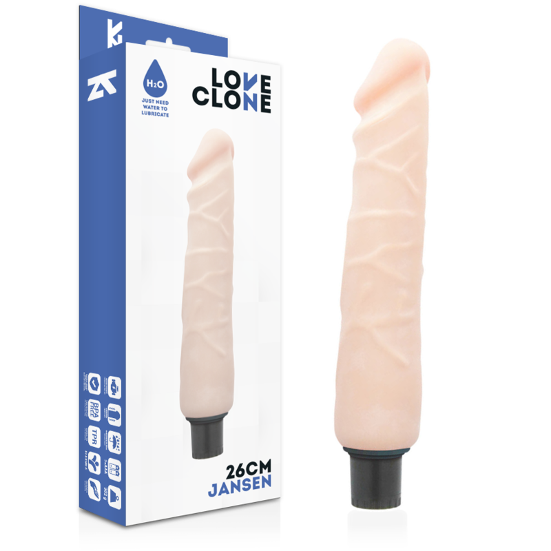 Loveclone Jansen Self Lubrication Vibrator 26 Cm -O 4.2 Cm | Niks.fi verkkokauppa