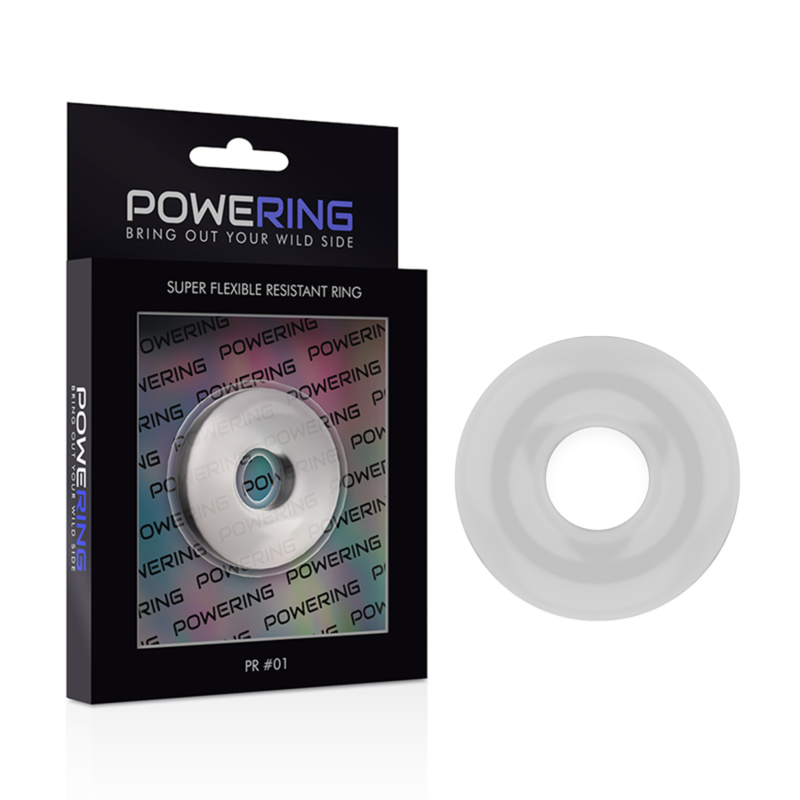 Powering Super Flexible And Resistant Penis Ring 3.5Cm Clear | Niks.fi verkkokauppa