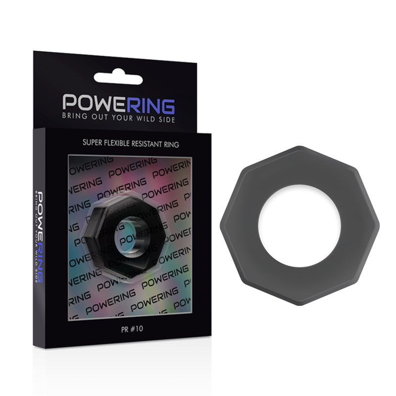 Powering Super Flexible And Resistant Penis Ring 5Cm Pr10 Black | Niks.fi verkkokauppa