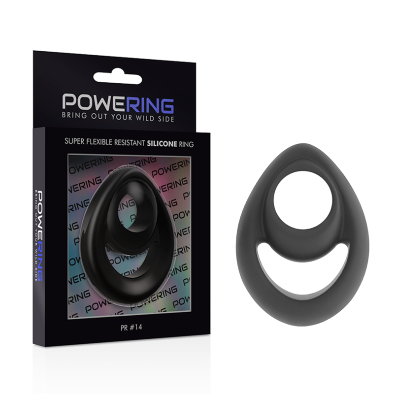 Powering Super Flexible And Resistant Penis And Testicle Ring Pr14 Black | Niks.fi verkkokauppa