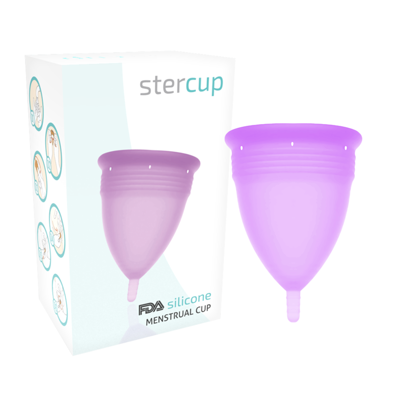 Stercup Fda Silicone Menstrual Cup Size L Lilac | Niks.fi verkkokauppa
