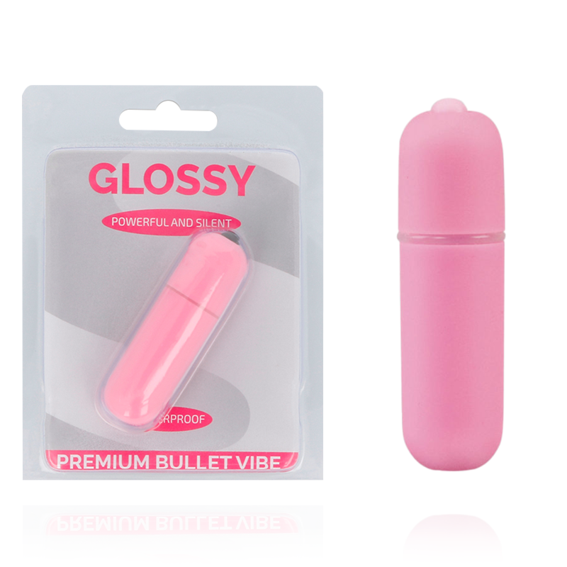 Glossy Premium Vibe Vibrating Bullet 10V Pink | Niks.fi verkkokauppa
