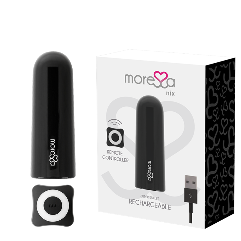 Moressa Nix Vibrator Remote Control Black | Niks.fi verkkokauppa