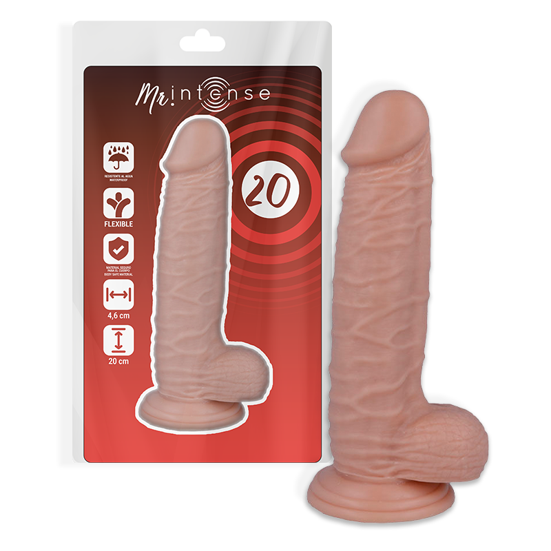 Mr Intense 20 Realistic Cock 20 Cm -O 4.6 Cm | Niks.fi verkkokauppa