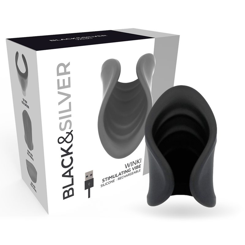 Black&Silver Winki Masturbator | Niks.fi verkkokauppa