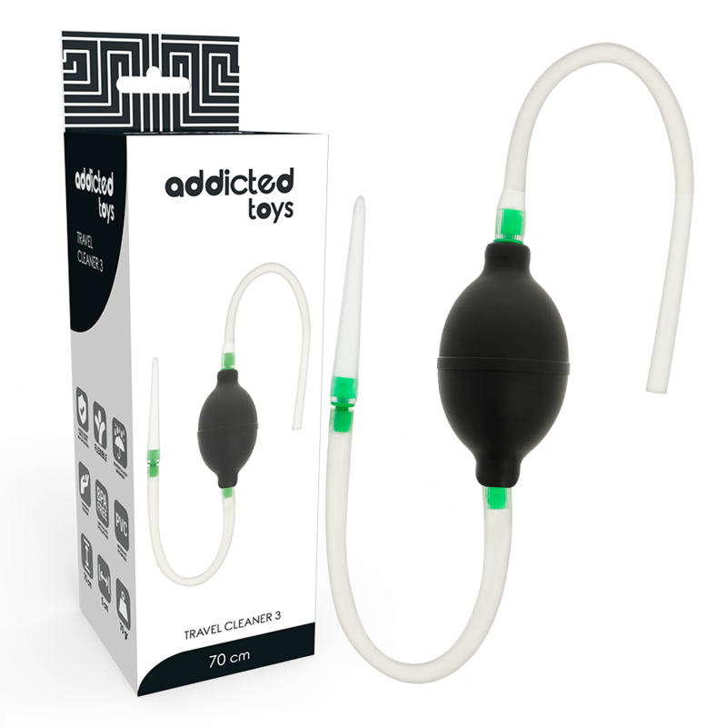 Addicted Toys Black Enema Set | Niks.fi verkkokauppa