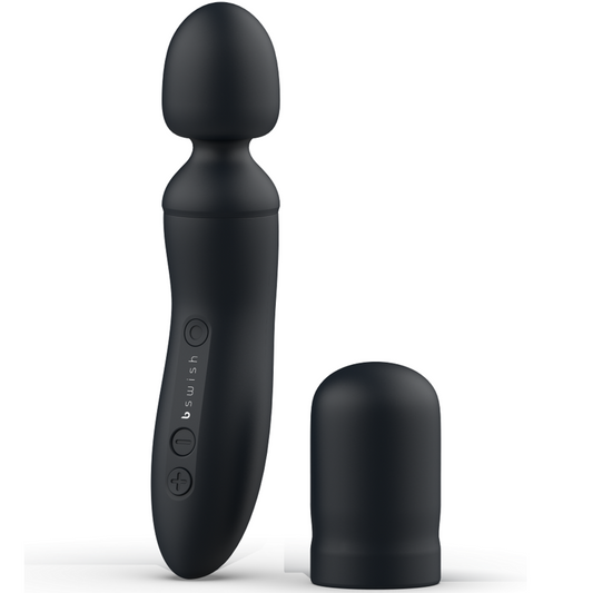 B Swish Bthrilled Vibrator Wand Premium Black | Niks.fi verkkokauppa