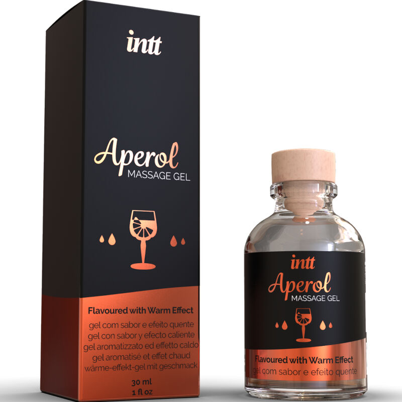Intt Massage & Oral Sex Aperol Massage Gel Intense Heat Effect | Niks.fi verkkokauppa