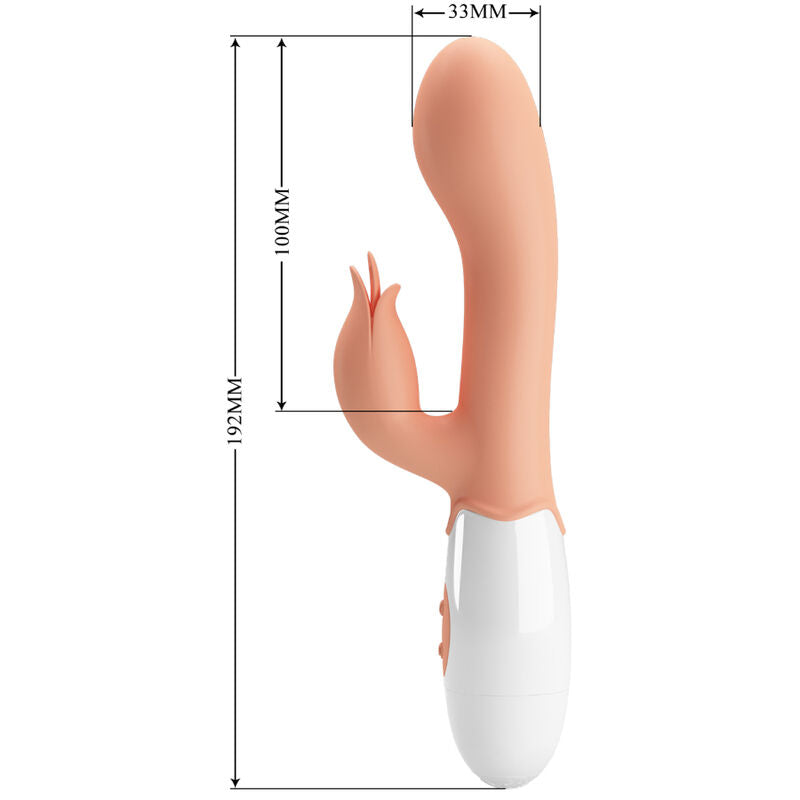 Pretty Love Bloody Mary Vibrator With Stimulator | Niks.fi verkkokauppa