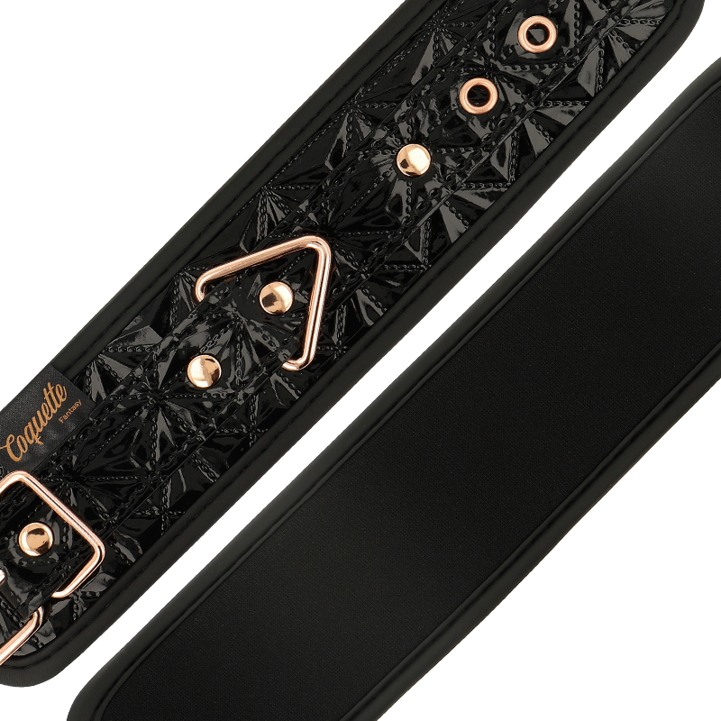 Coquette Chic Desire Black Edition Handcuffs With Neoprene Lining | Niks.fi verkkokauppa