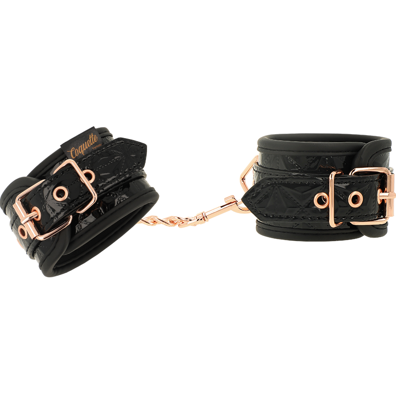 Coquette Chic Desire Black Edition Handcuffs With Neoprene Lining | Niks.fi verkkokauppa