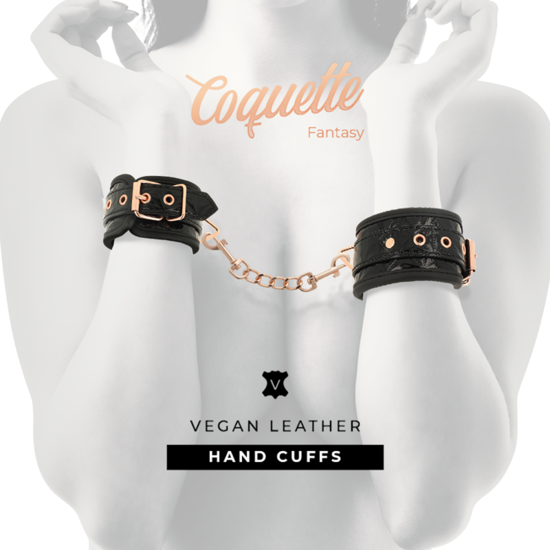 Coquette Chic Desire Black Edition Handcuffs With Neoprene Lining | Niks.fi verkkokauppa
