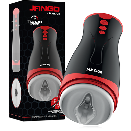 Jamyjob Jango Compression And Vibration Masturbator | Niks.fi verkkokauppa