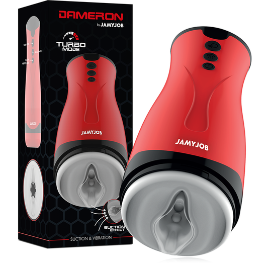 Jamyjob Dameron Suction And Vibration Masturbator | Niks.fi verkkokauppa