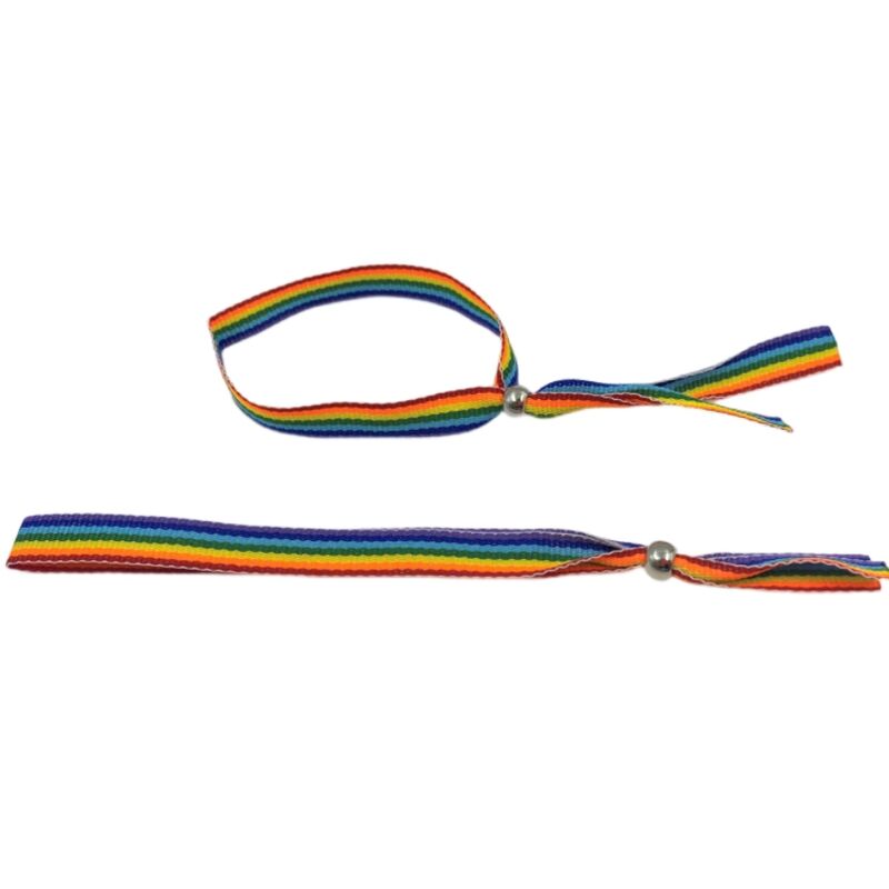Pride Lgbt Flag Silver Ball Bracelet | Niks.fi verkkokauppa