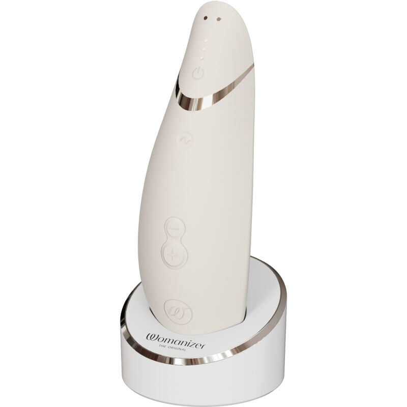 Womanizer Premium 2 Clitoral Stimulator Warm Gray | Niks.fi verkkokauppa