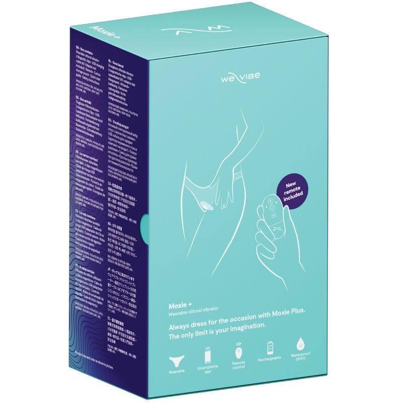 We-Vibe Moxie + Aqua Clitoral Vibrator | Niks.fi verkkokauppa