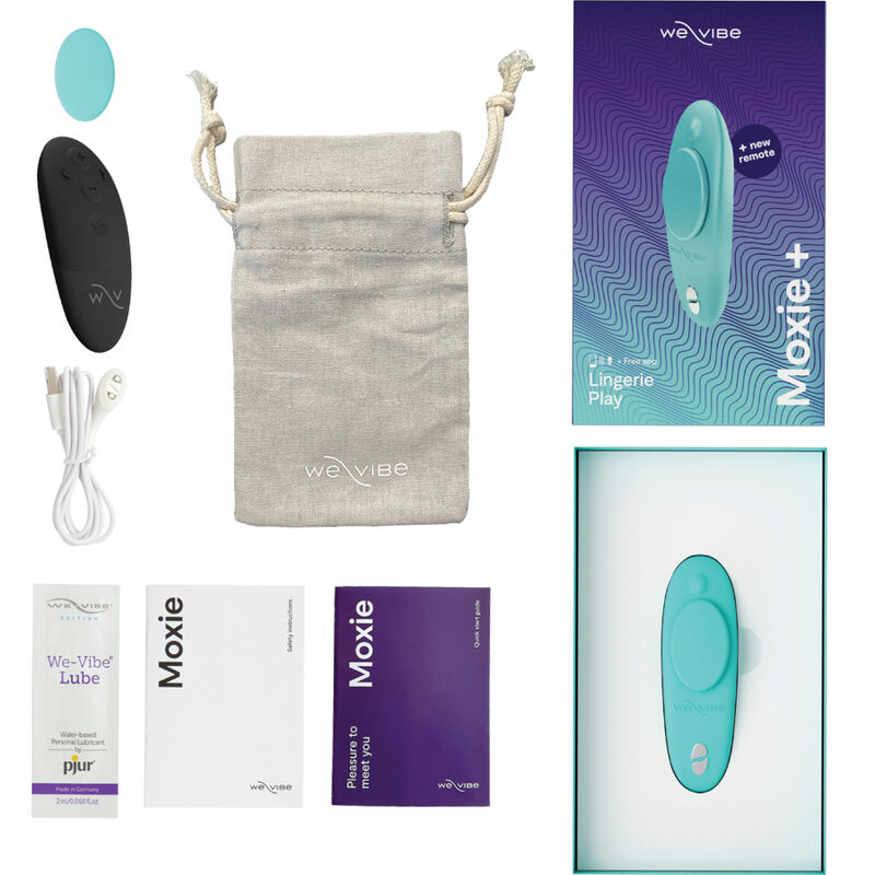 We-Vibe Moxie + Aqua Clitoral Vibrator | Niks.fi verkkokauppa