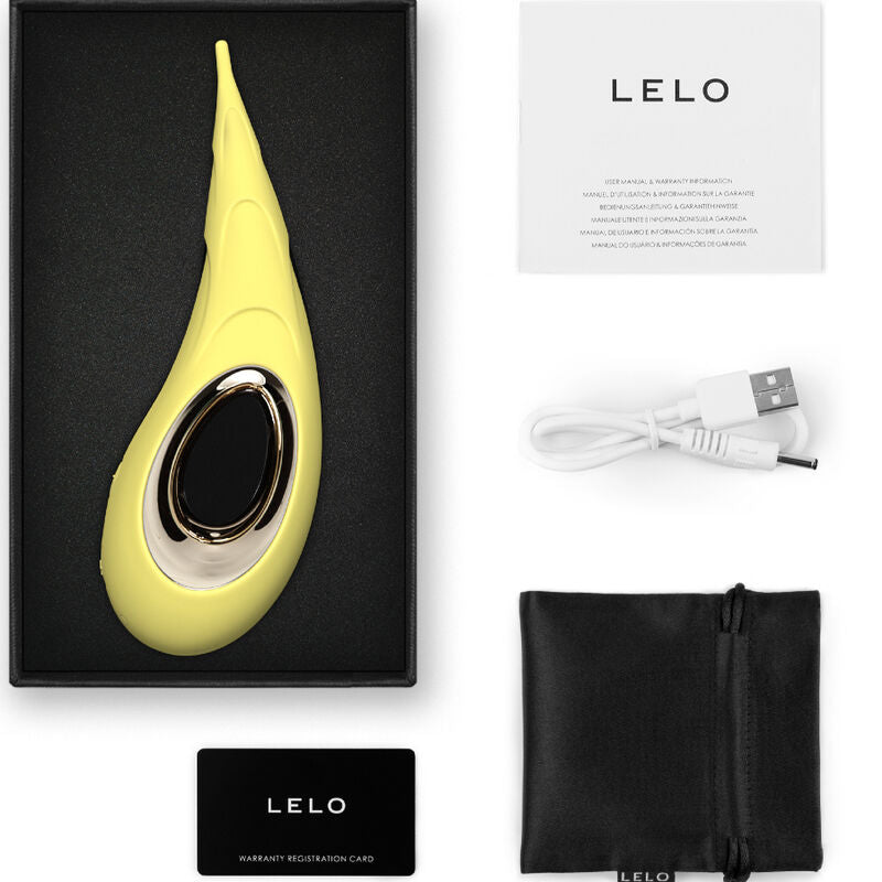 Lelo Dot Cruise Yellow Clitoris Stimulator | Niks.fi verkkokauppa