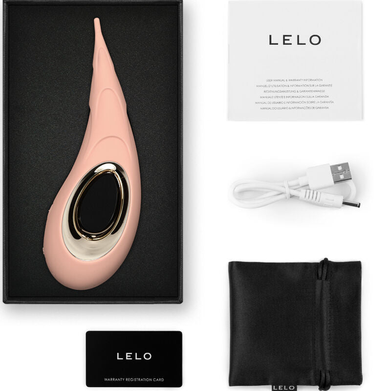 Lelo Dot Cruise Clitoris Stimulator Ocher Orange | Niks.fi verkkokauppa