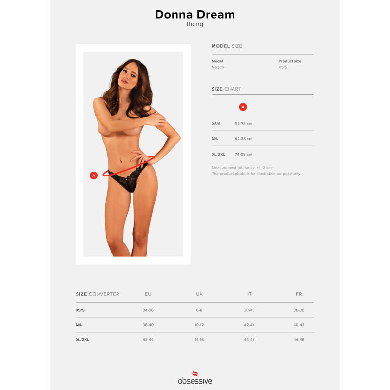 Obsessive Donna Dream Thong M/L | Niks.fi verkkokauppa