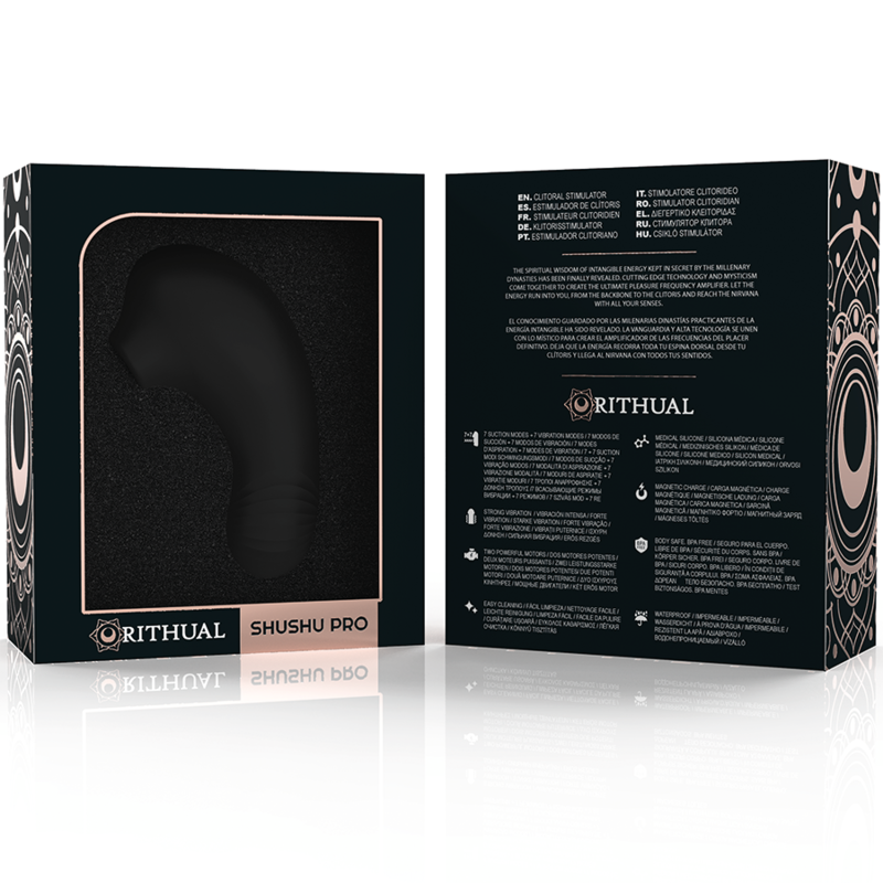 Rithual Shushu Pro Pocket Clitoris Stimulator 2 Powerful Jet Motors