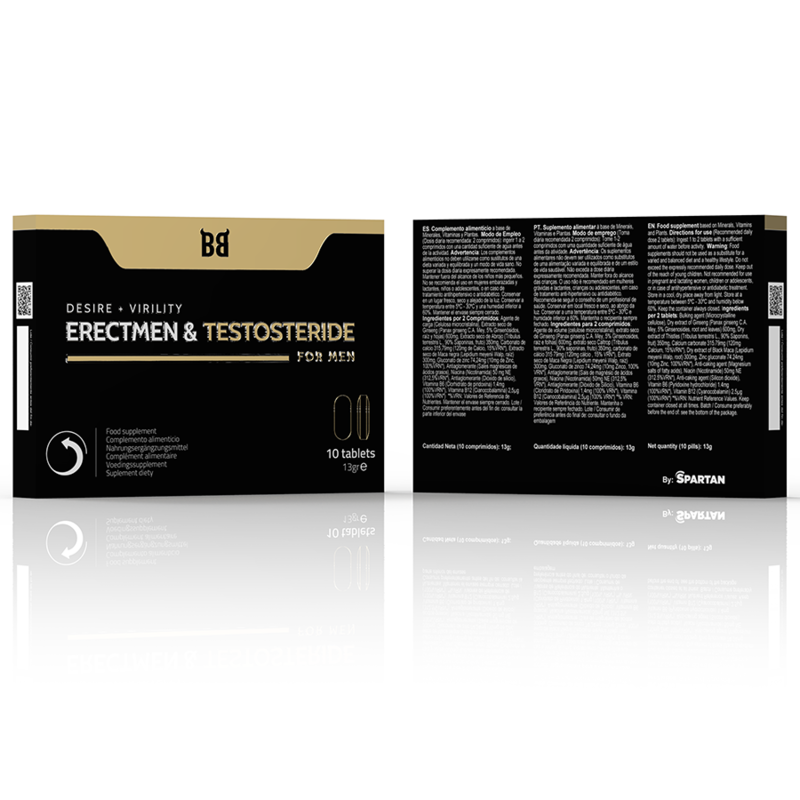 Black Bull Erectmen & Testosteride Power And Testosterone For Men 10 Capsules | Niks.fi verkkokauppa