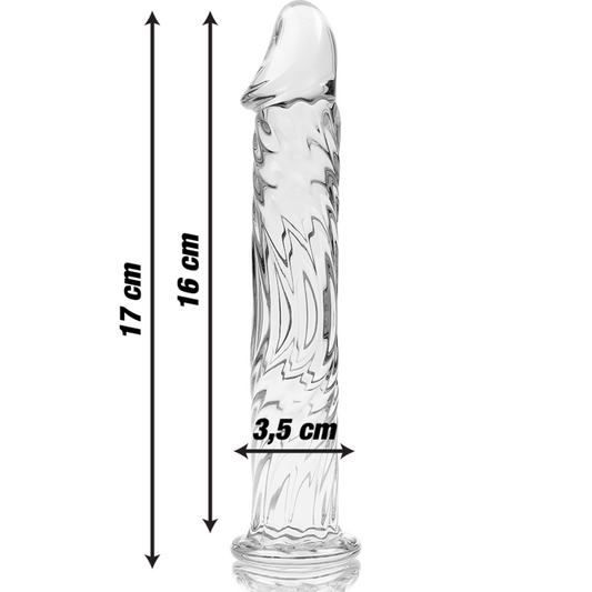 Nebula Dildo Borosilikaattilasi Puhdas 17 Cm -O- 3.5 Cm | Niks.fi verkkokauppa