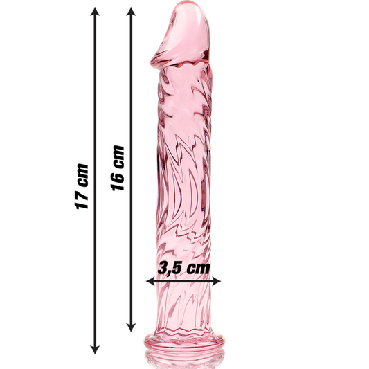 Nebula Dildo Borosilikaattilasi Vaaleanpunainen 17 Cm -O- 3.5 Cm | Niks.fi verkkokauppa