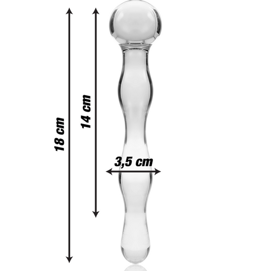 Nebula Dildo Borosilikaattilasi Puhdas 18 Cm -O- 3.5 Cm | Niks.fi verkkokauppa