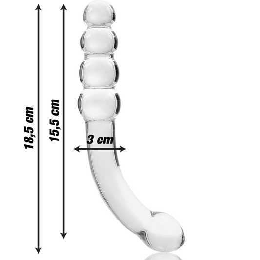 Nebula Dildo Borosilikaattilasi Puhdas 18.5 Cm -O- 3 Cm | Niks.fi verkkokauppa
