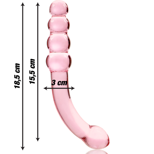 Nebula Dildo Borosilikaattilasi Vaaleanpunainen 18.5 Cm -O- 3 Cm | Niks.fi verkkokauppa