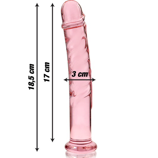 Nebula Dildo Borosilikaattilasi Vaaleanpunainen 18.5 Cm -O- 3 Cm | Niks.fi verkkokauppa