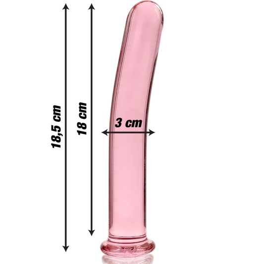 Nebula Dildo Borosilikaattilasi Vaaleanpunainen 18.5 Cm -O- 3 Cm | Niks.fi verkkokauppa