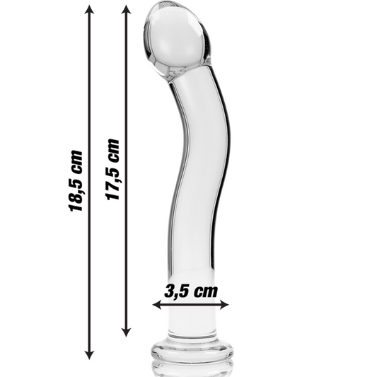 Nebula Dildo Borosilikaattilasi Puhdas 18.5 Cm -O- 3.5 Cm | Niks.fi verkkokauppa