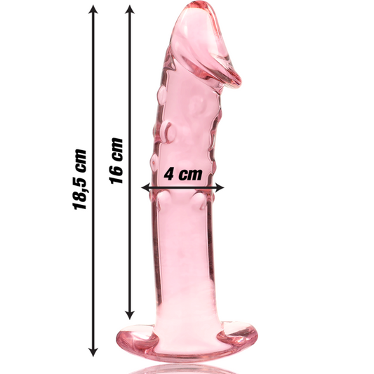 Nebula Dildo Borosilikaattilasi Vaaleanpunainen 18.5 Cm -O- 4 Cm | Niks.fi verkkokauppa