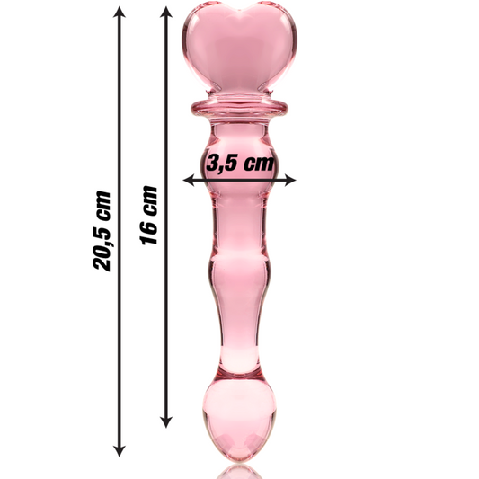 Nebula Dildo Borosilikaattilasi Vaaleanpunainen 20.5 Cm -O- 3.5 Cm | Niks.fi verkkokauppa