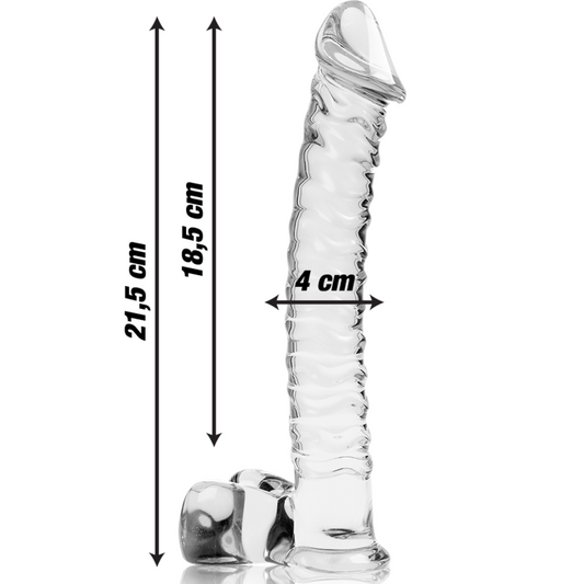 Nebula Dildo Borosilikaattilasi Puhdas 21.5 Cm -O- 4 Cm | Niks.fi verkkokauppa