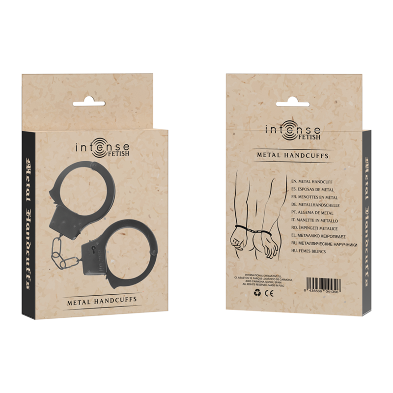 Intensefetish Metal Handcuffs | Niks.fi verkkokauppa