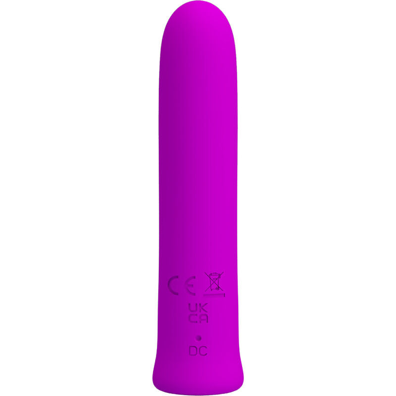 Pretty Love Curtis Mini Super Power Vibrator 12 Violet Silicone Vibrations | Niks.fi verkkokauppa